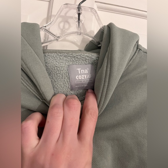 TNA Cozy AF Fleece Green XXS - Picture 2 of 3